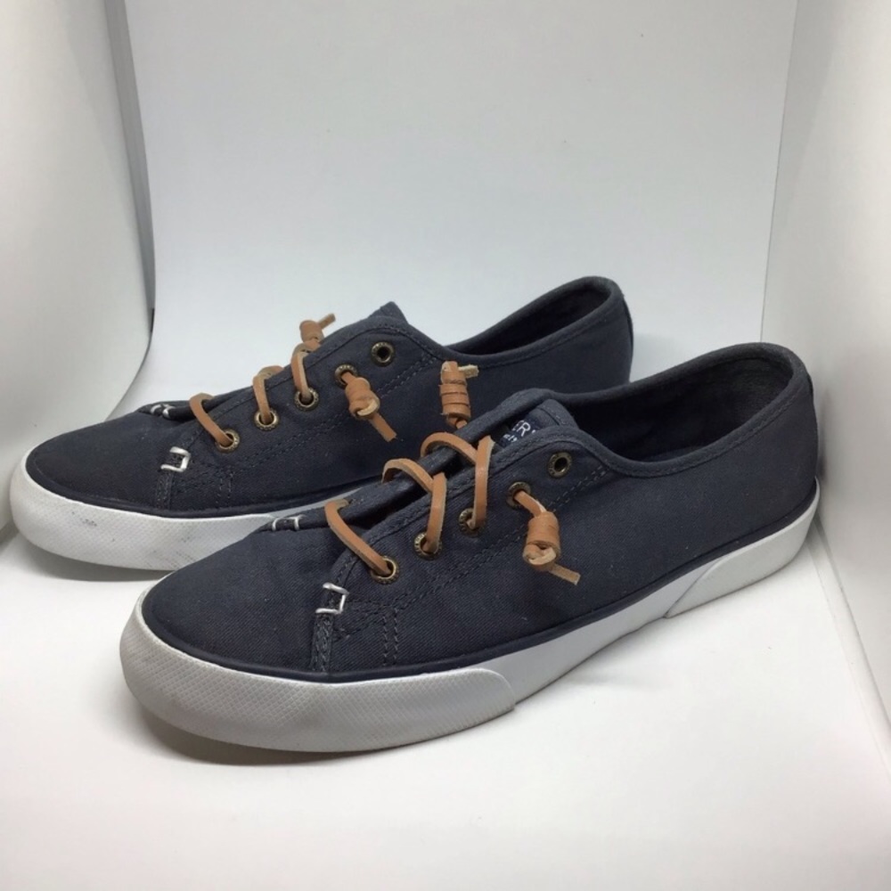 Sperry top-sider blue memory foam slides size 7M